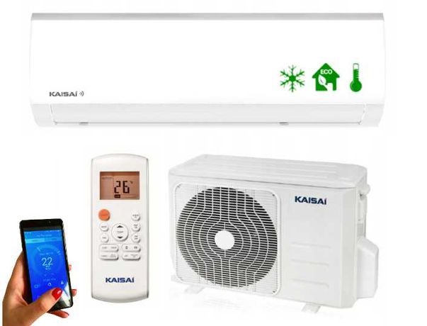 Klimatyzator ścienny KAISAI FLY KWX-12HRBI 3,5kW WiFi + zest montażowy