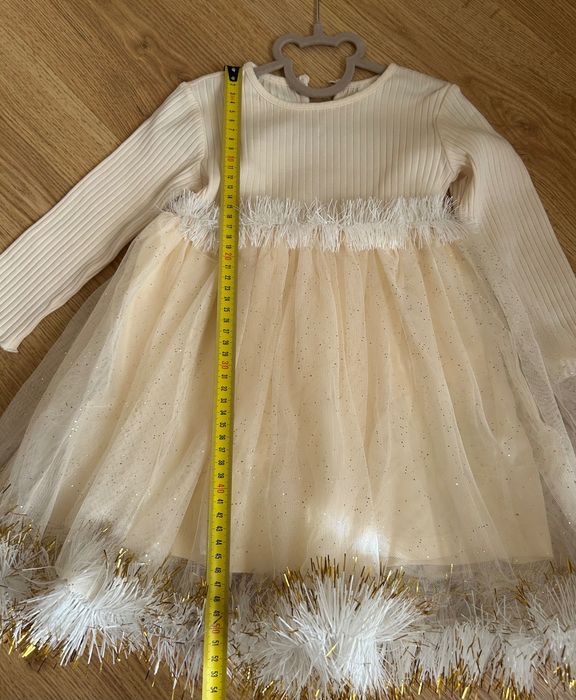 Святкове новорічне плаття для дівчинки + корона