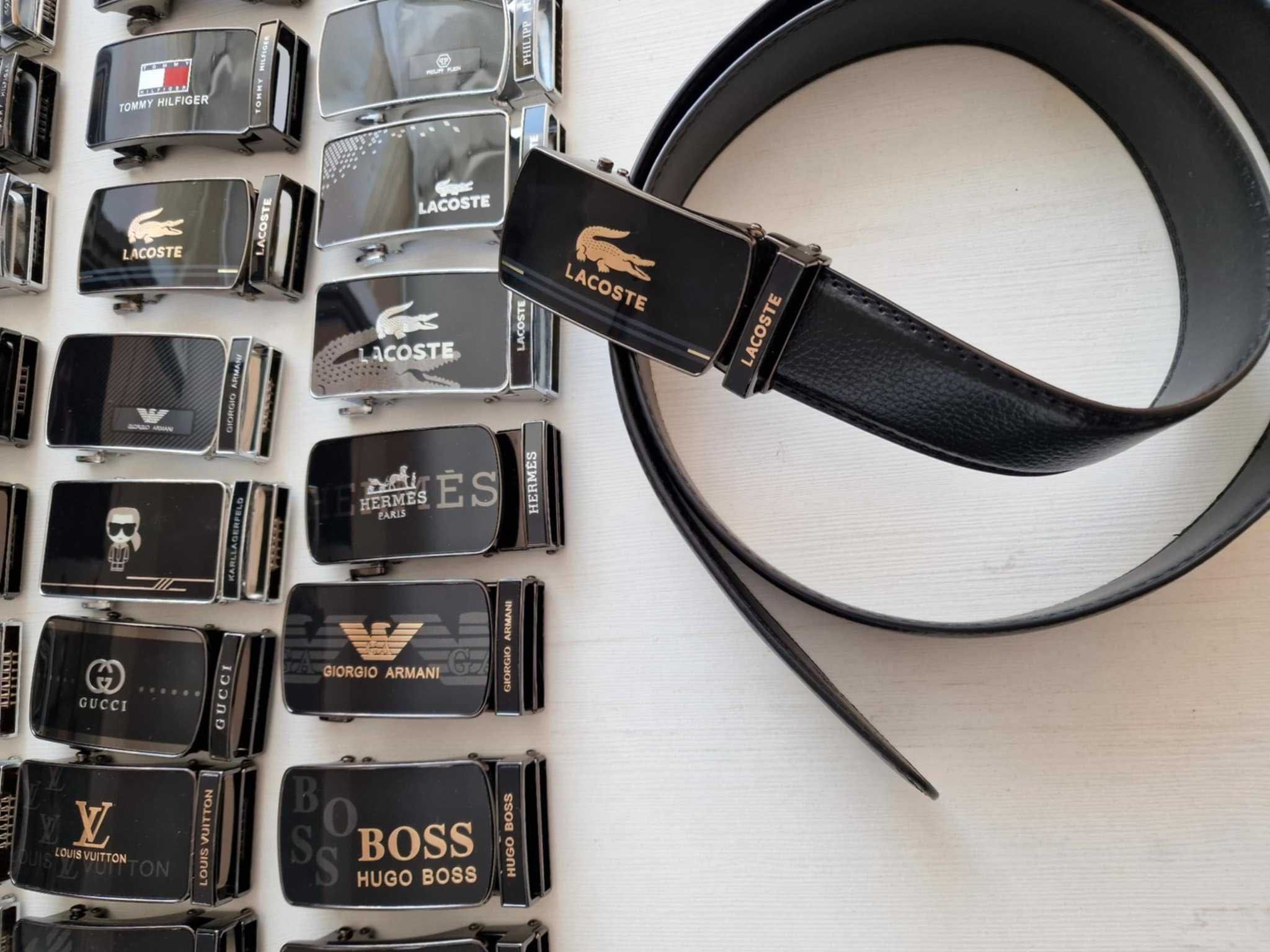Skórzany Pasek Męski Armani Tommy CK Lacoste Hermes Karl Boss Gucci