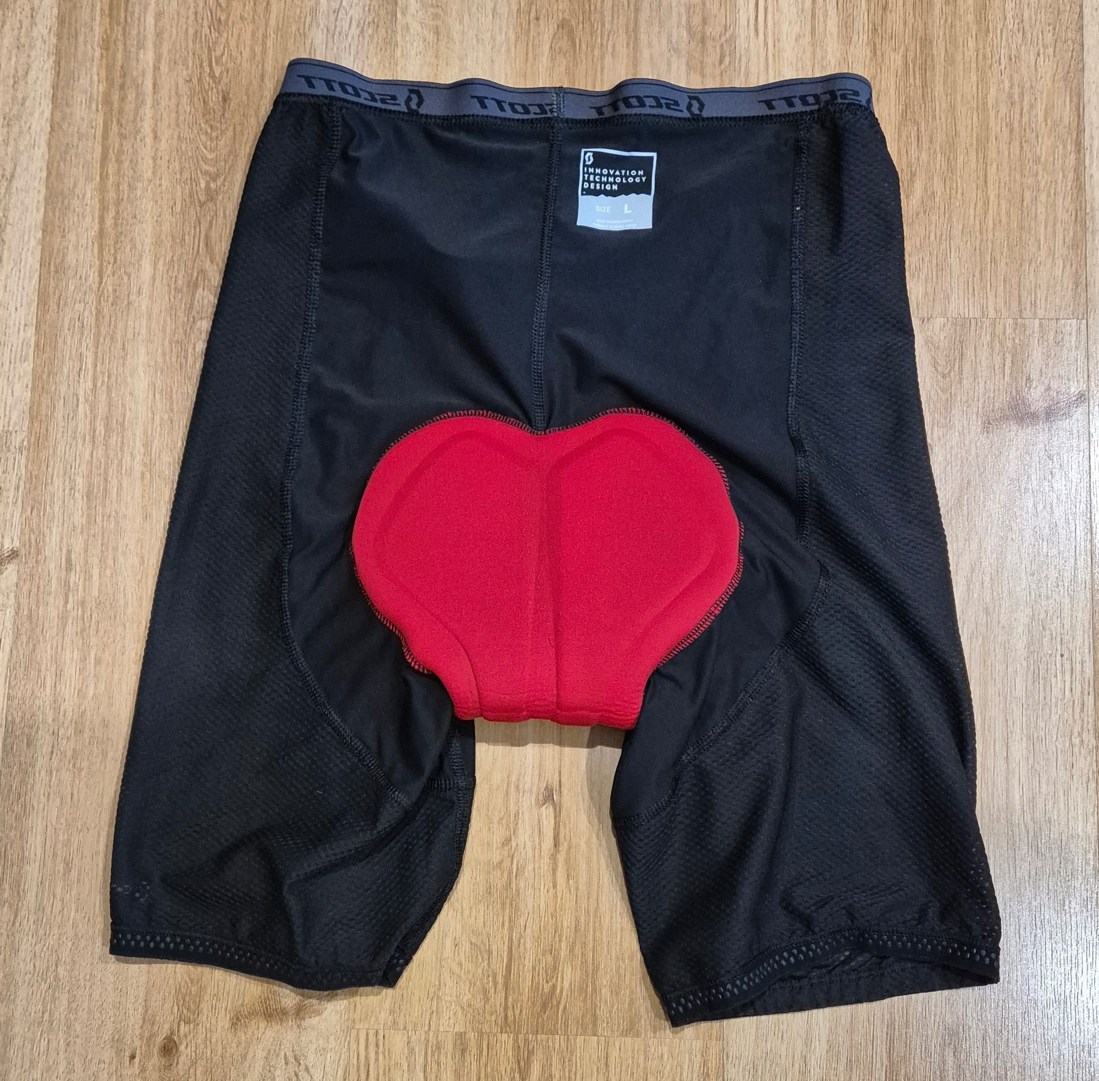 Calções Scott Endurece LS FIT com boxer com Carneira