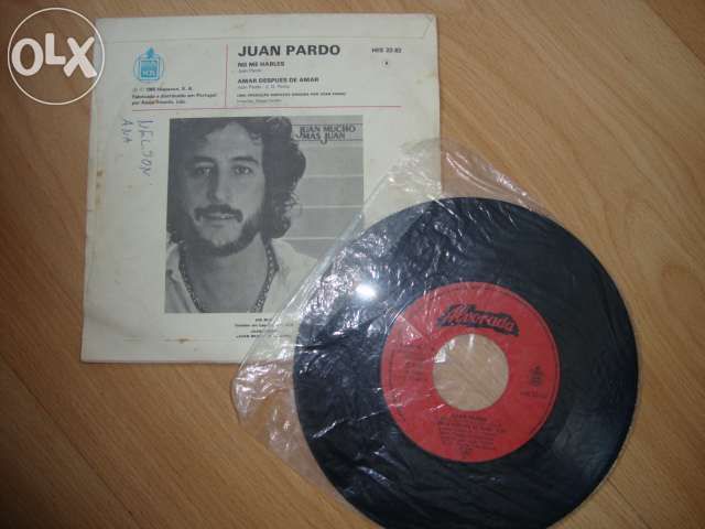 Disco vinil SP Juan Pardo