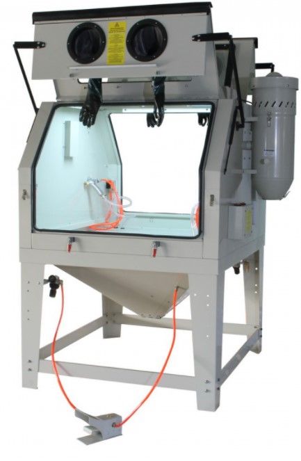 Tanque máquina decapagem peças 1200 lts luz interior e aspirador. RL01