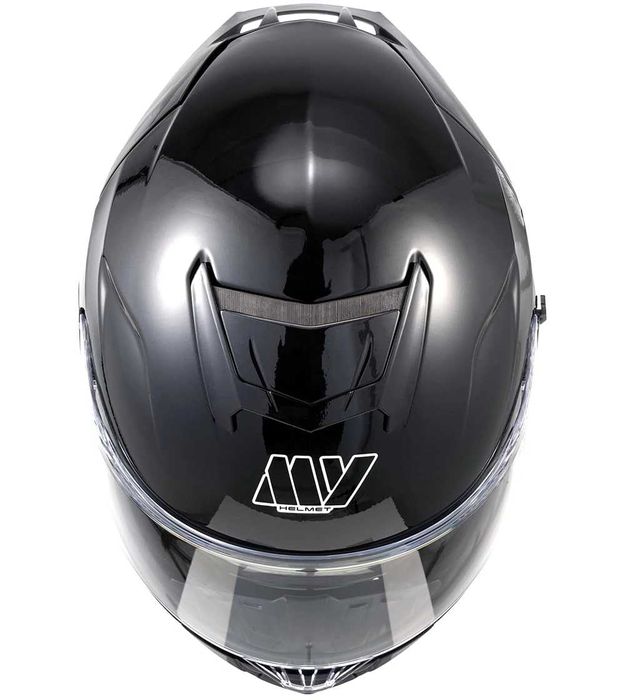 Kask integralny motocyklowy z osłoną przeciwsłoneczną