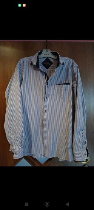 Koszula męska w kratkę