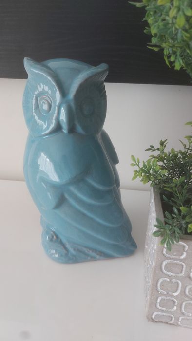 Peixe e mocho decorativo