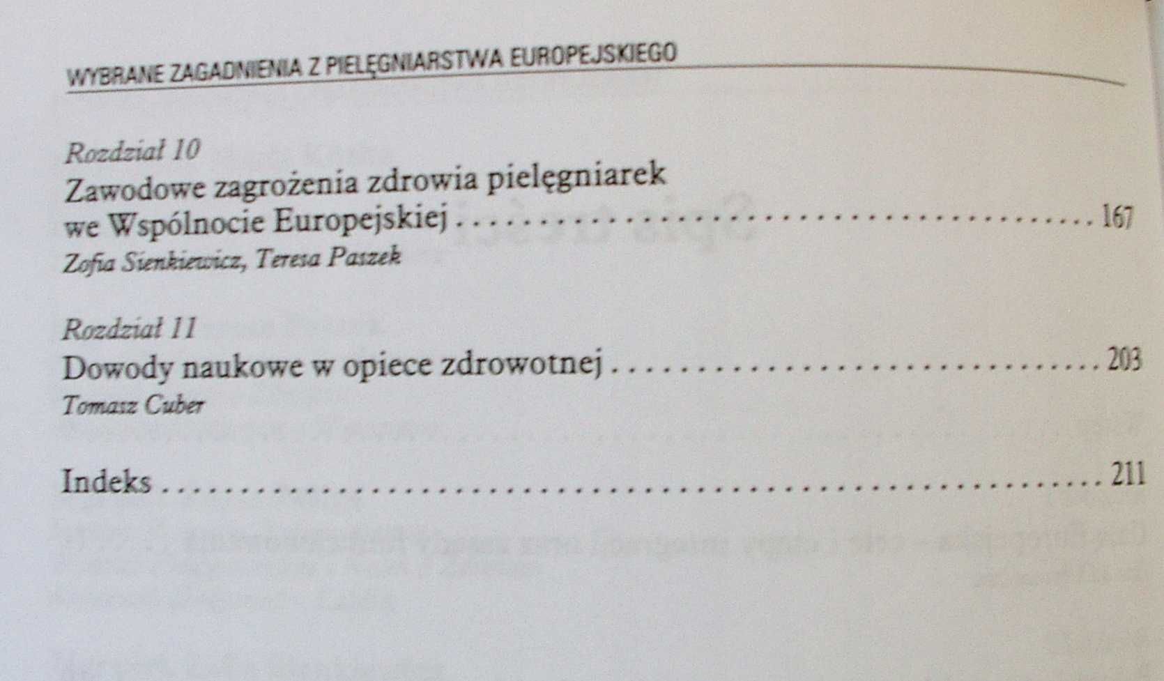 Wybrane Zagadnienia Z Pielęgniarstwa Europejskiego