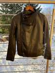G Star RAW XXS kurtka skórzana, czarna, vintage