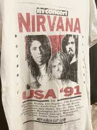 Футболка Nirvana - In concert 1991 (туровый винтаж)