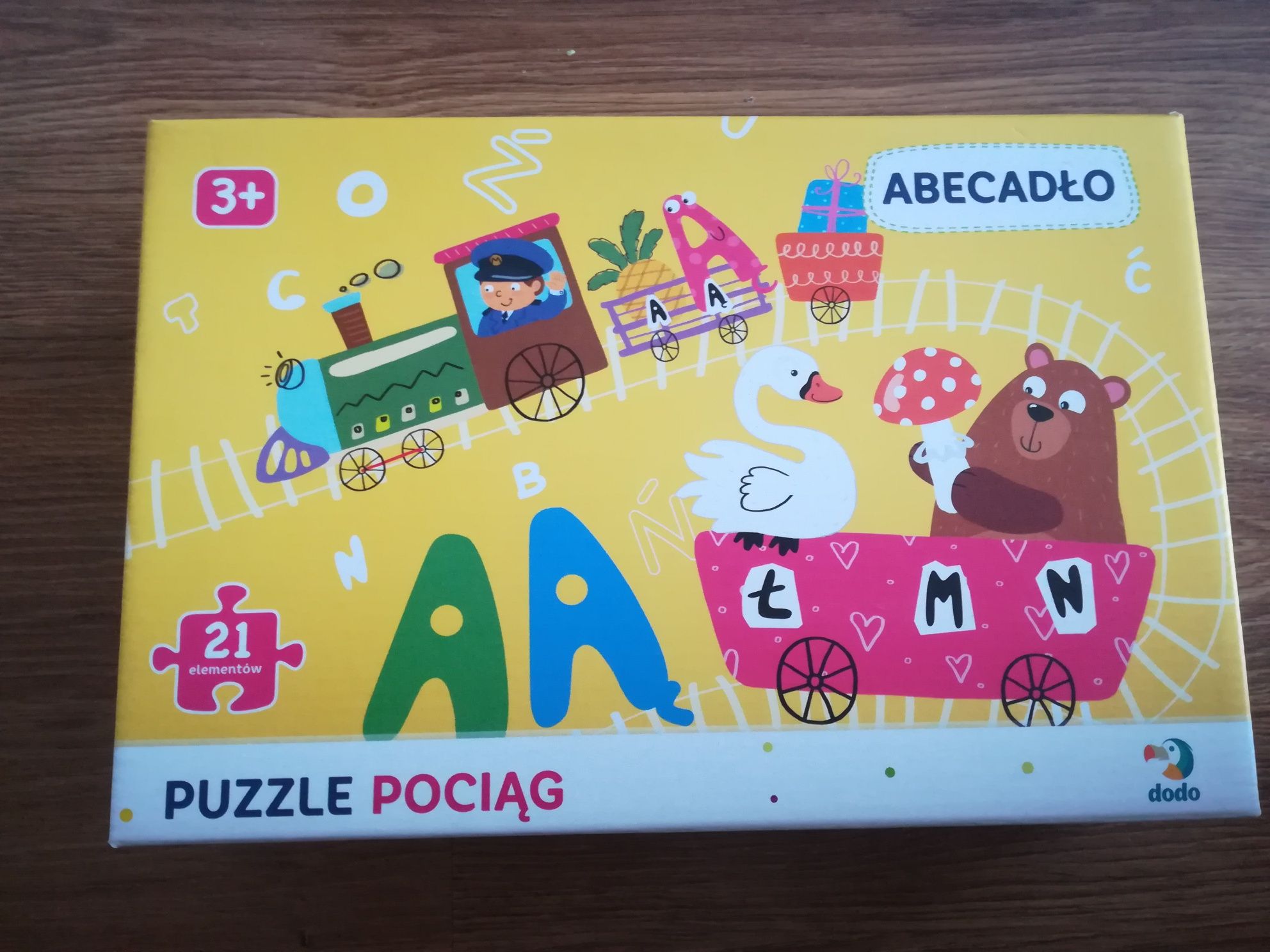 Puzzle Dodo Abecadło Pociąg Nowe