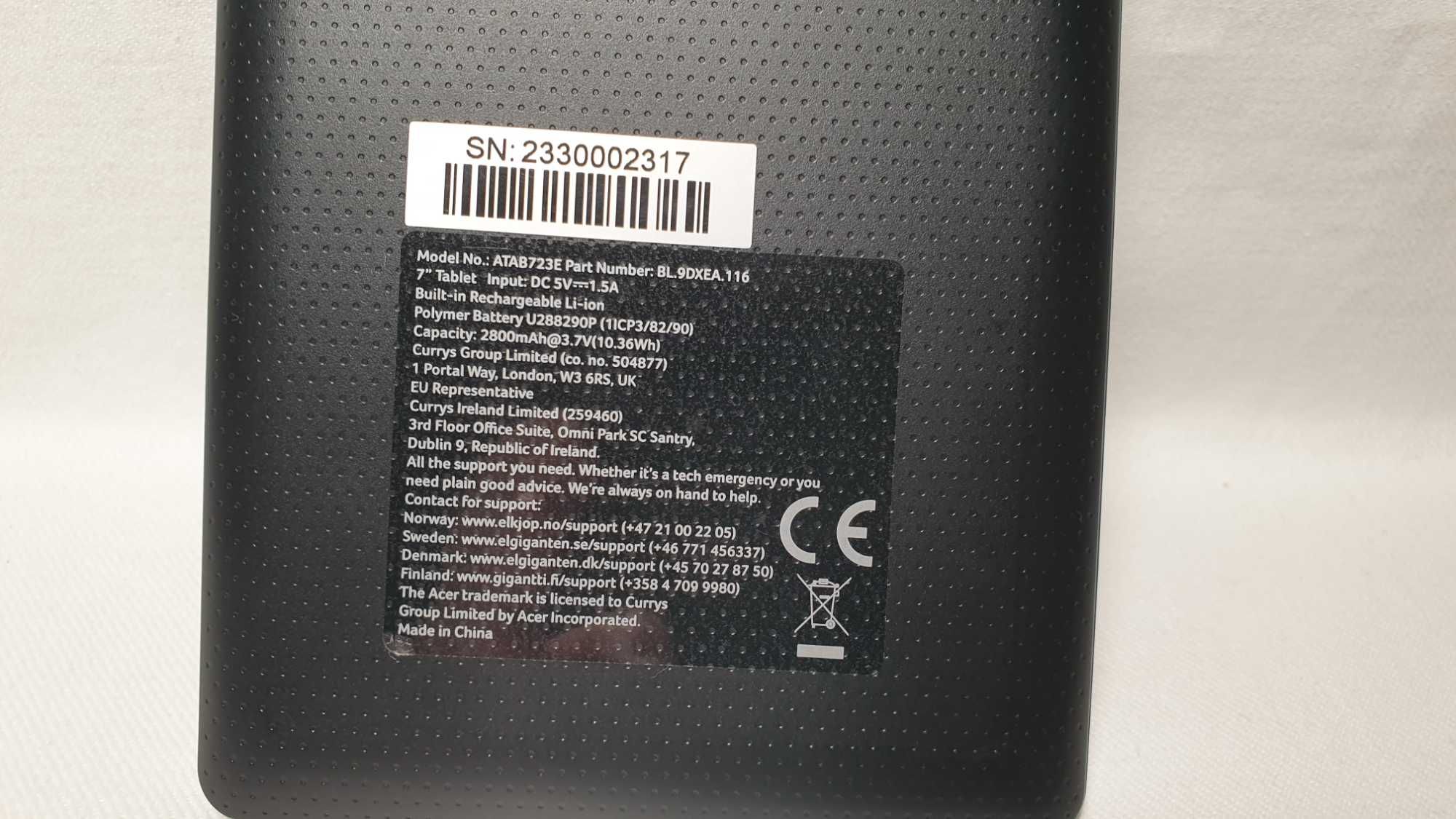 Tablet Huawei MediaPad T3 10 8" 2 GB / 16 GB + Acer.