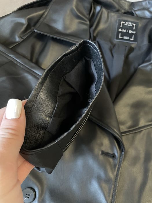 Курта косуха укорочений тренч