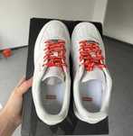 Specjalna sprzedaż/Oryginalne buty-NikeAirForce1LowSupremeWhiteR.42