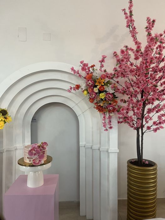 Árvore de cerejeira rosa para decoração