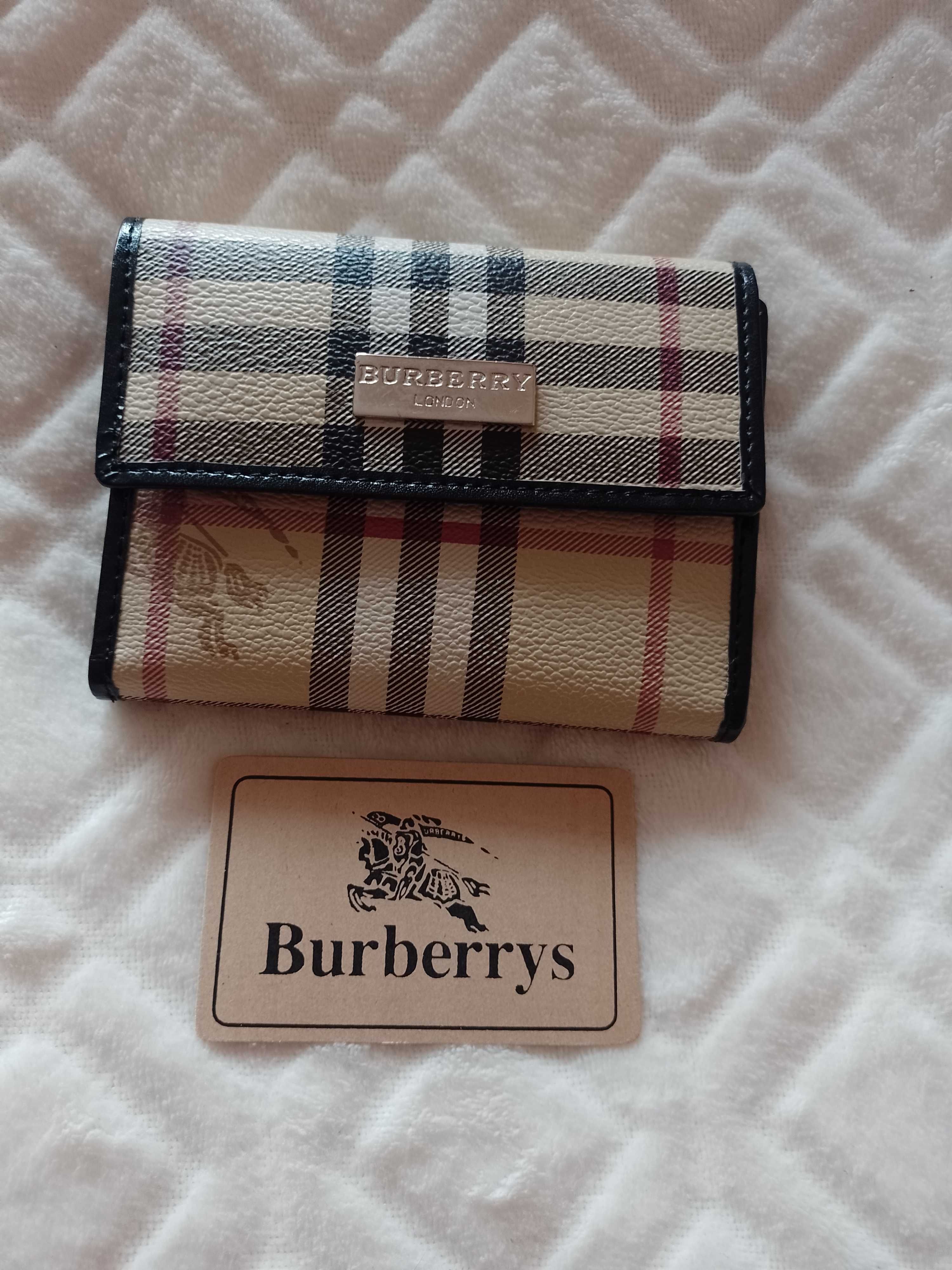 Burberry London/ Ekskluzywny portfel z Londynu, NOWY