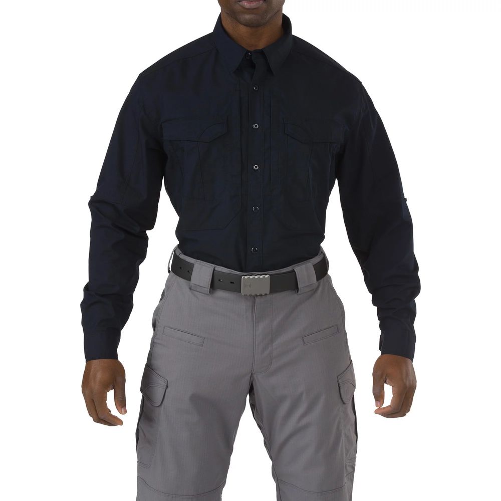 Сорочка тактична "5.11 stryke ™ long sleeve shirt" dark navy 3xl