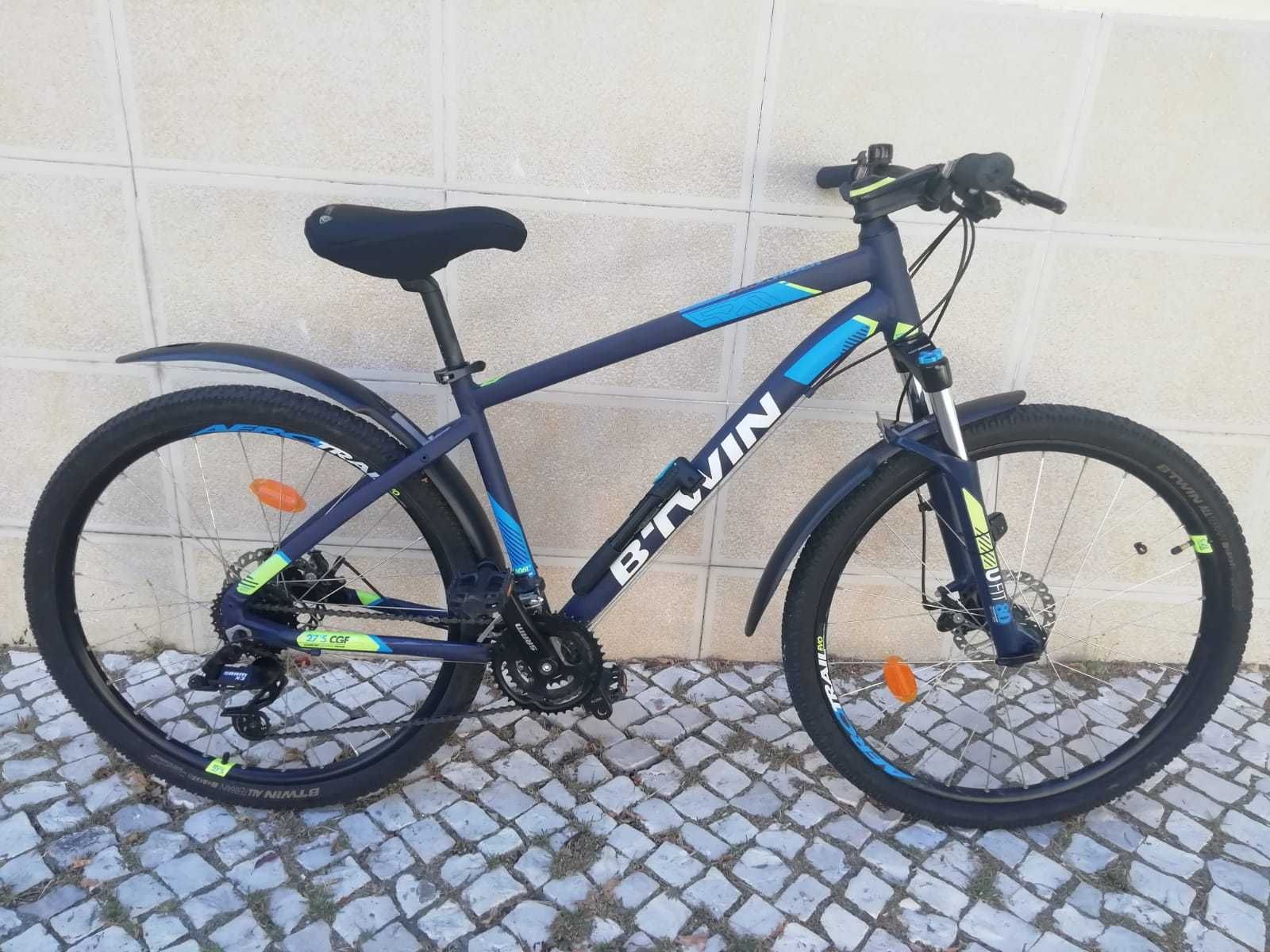 Bicicleta Rockrider 520 L 27.5" Mountain Bike - Navy Blue