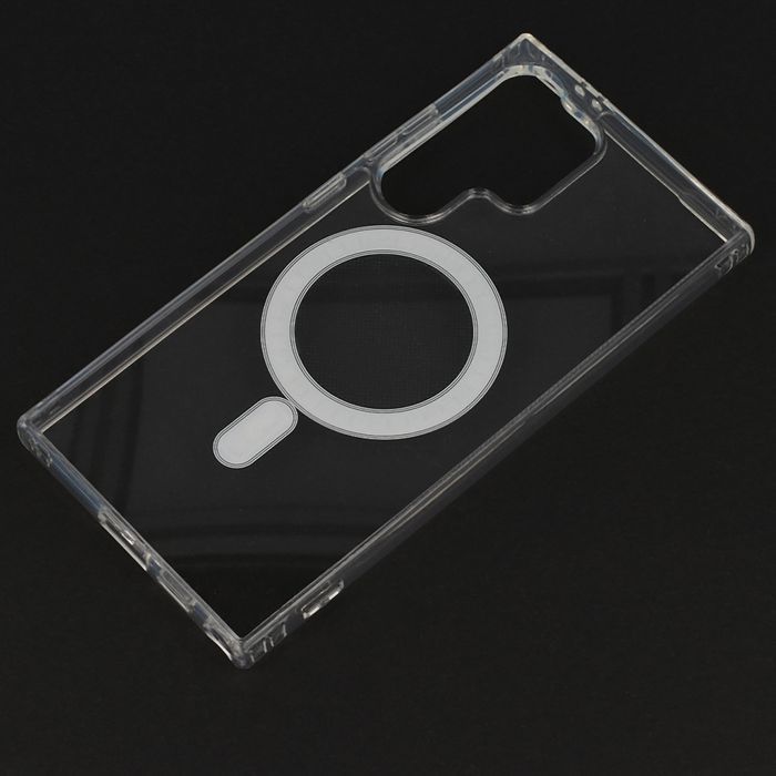 Acrylic Magsafe Case Do Samsung Galaxy S22 Ultra Przezroczysty