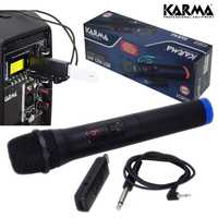 Microfone de mão s/ Fios + Receptor UHF USB - KARMA