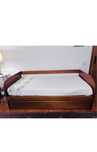Cama de solteiro 2 em 1 de madeira