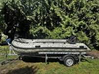 Ponton Maveric 420 yamaha 20 przyczepa