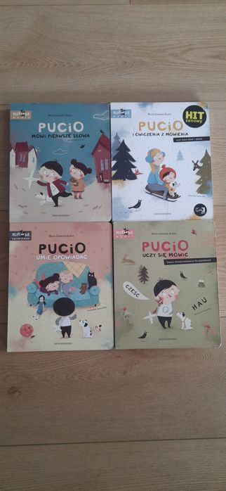 Zestaw 4 książeczek Pucio – stan dobry