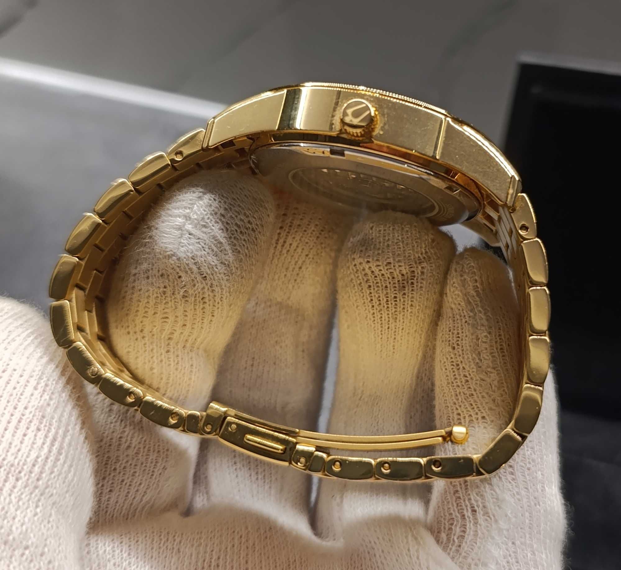 Piękny zegarek męski Bulova opean heart automatic, super stan, pudełko