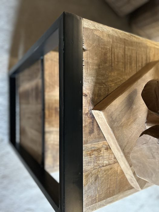 Komoda nowoczesna LOFT drewniana mango