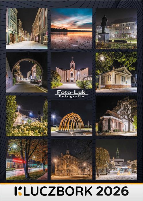 Kalendarz Kluczbork 2026 – Nocne Oblicze Miasta