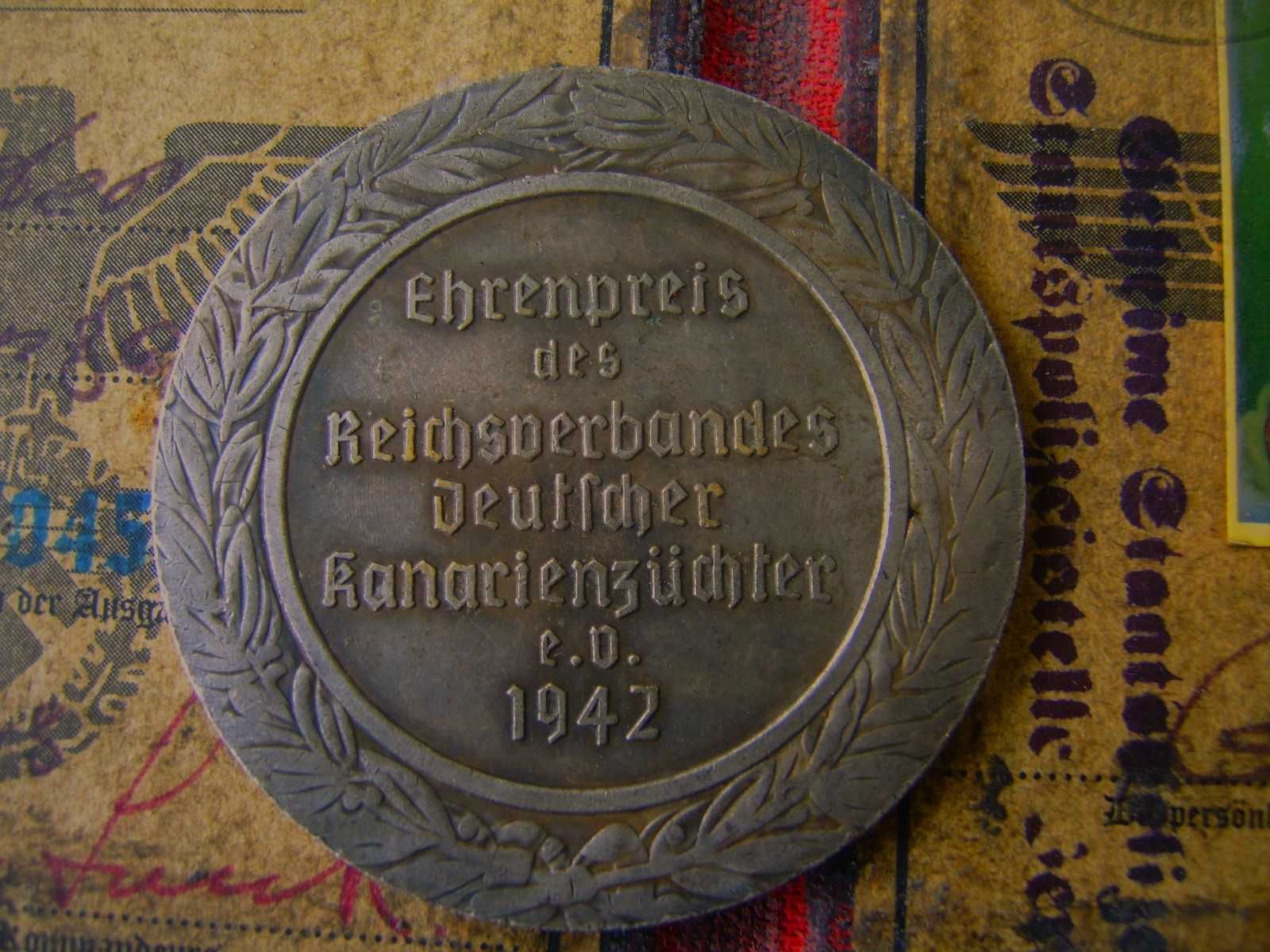 Legitymacja Oficera Waffen SS+ Srebrny Medal 1942 z Adolfem Srebro?