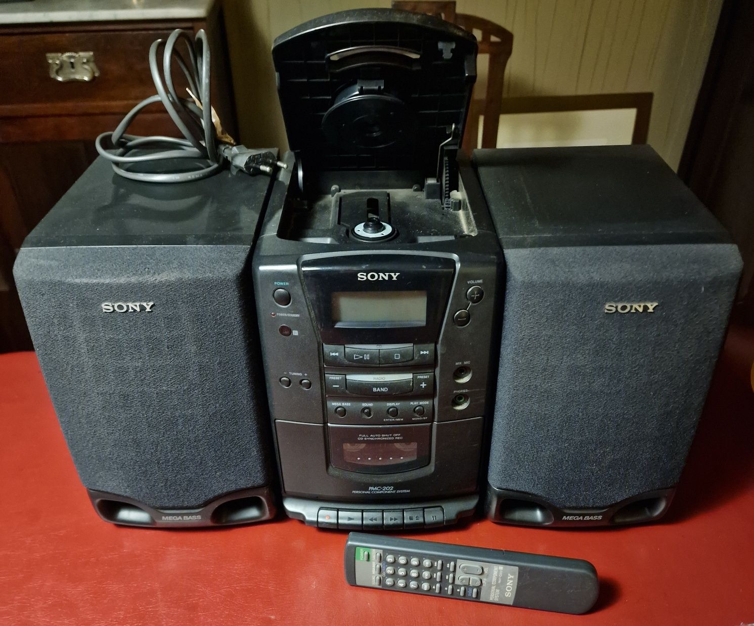 Radio-Sony/CD/Cassete