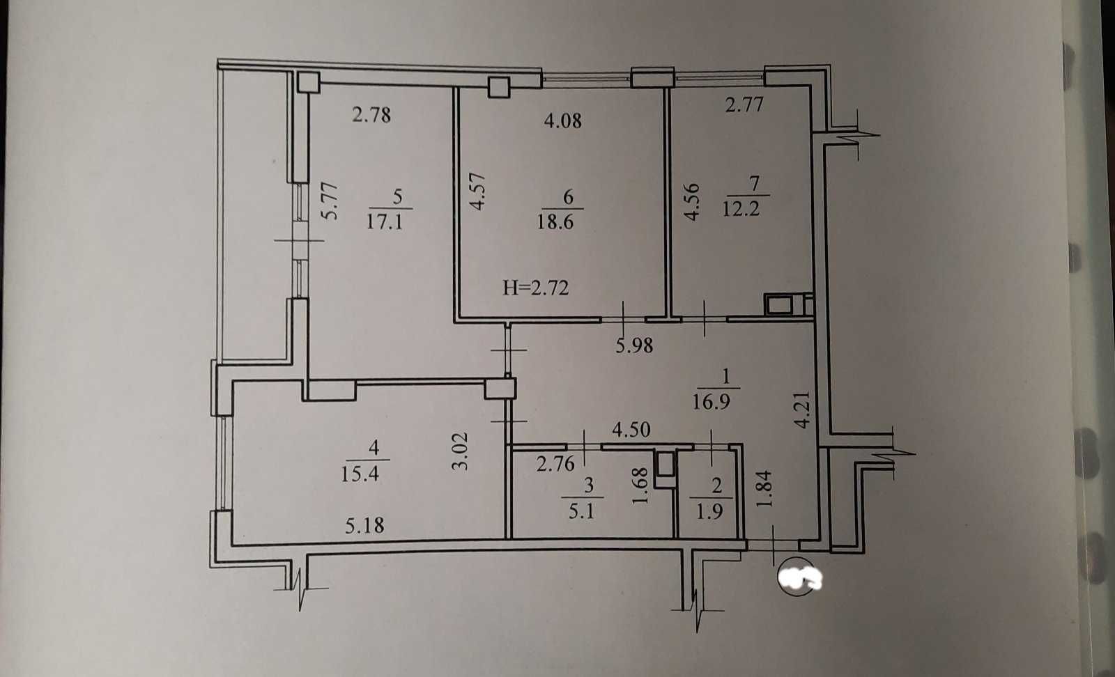 Продам 3к. кв. м. Героев Труда, ЖК Журавли, ул. Ак. Павлова, 158.