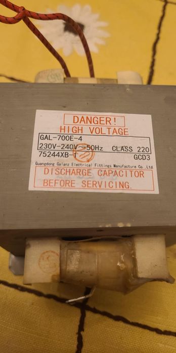 Transformator GAL-600E do mikrofali