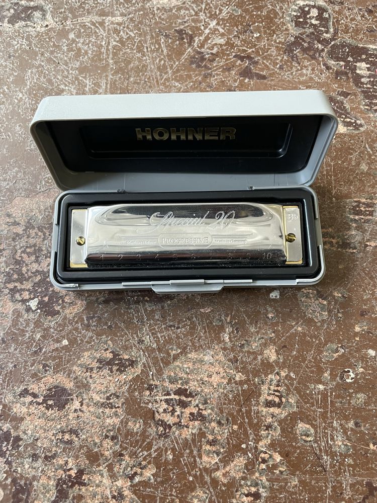 Harmonijki ustne Hohner chromonica i special 20 bb z uchwytem