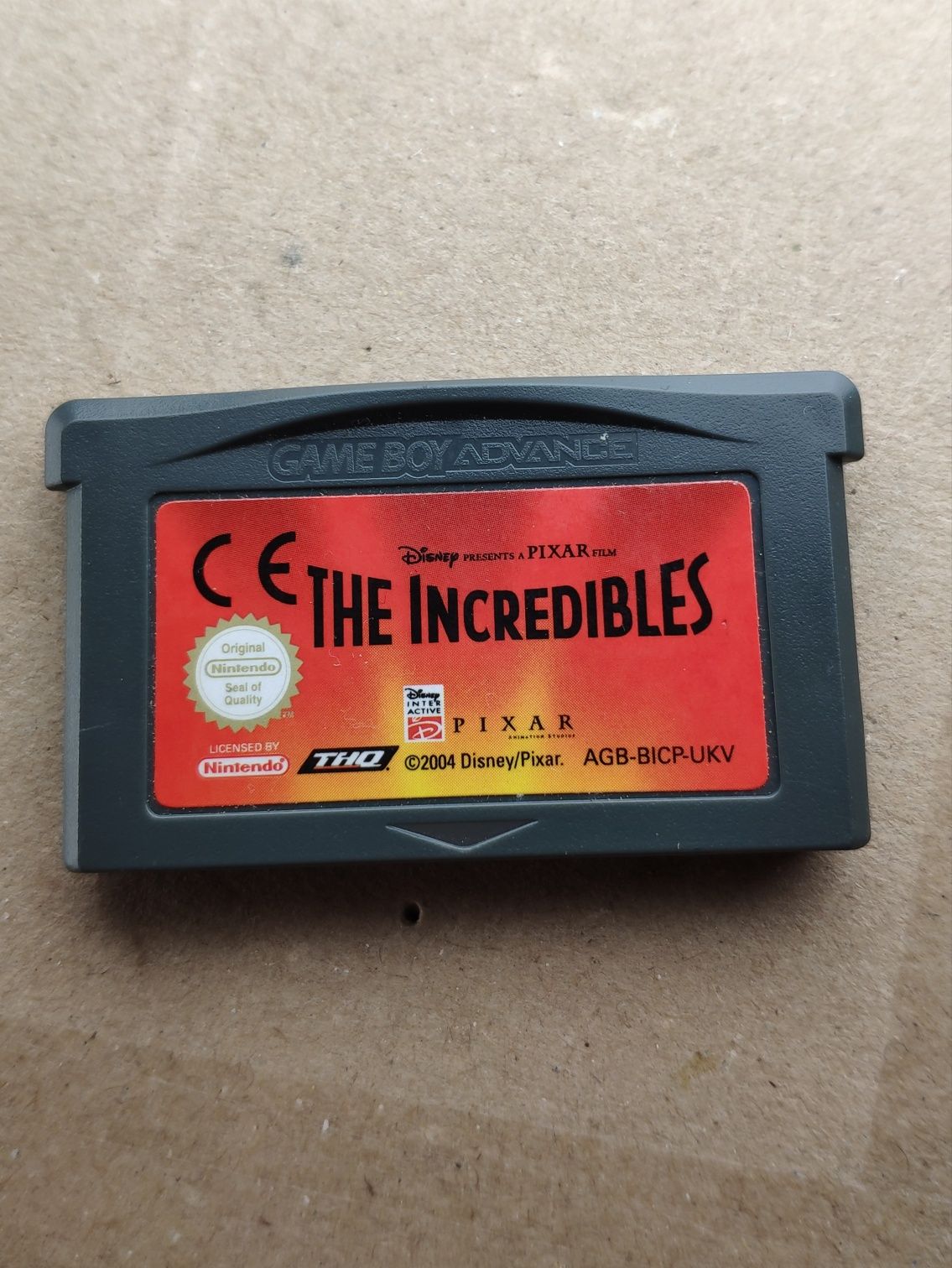 Игра катридж game boy advance the incredibles