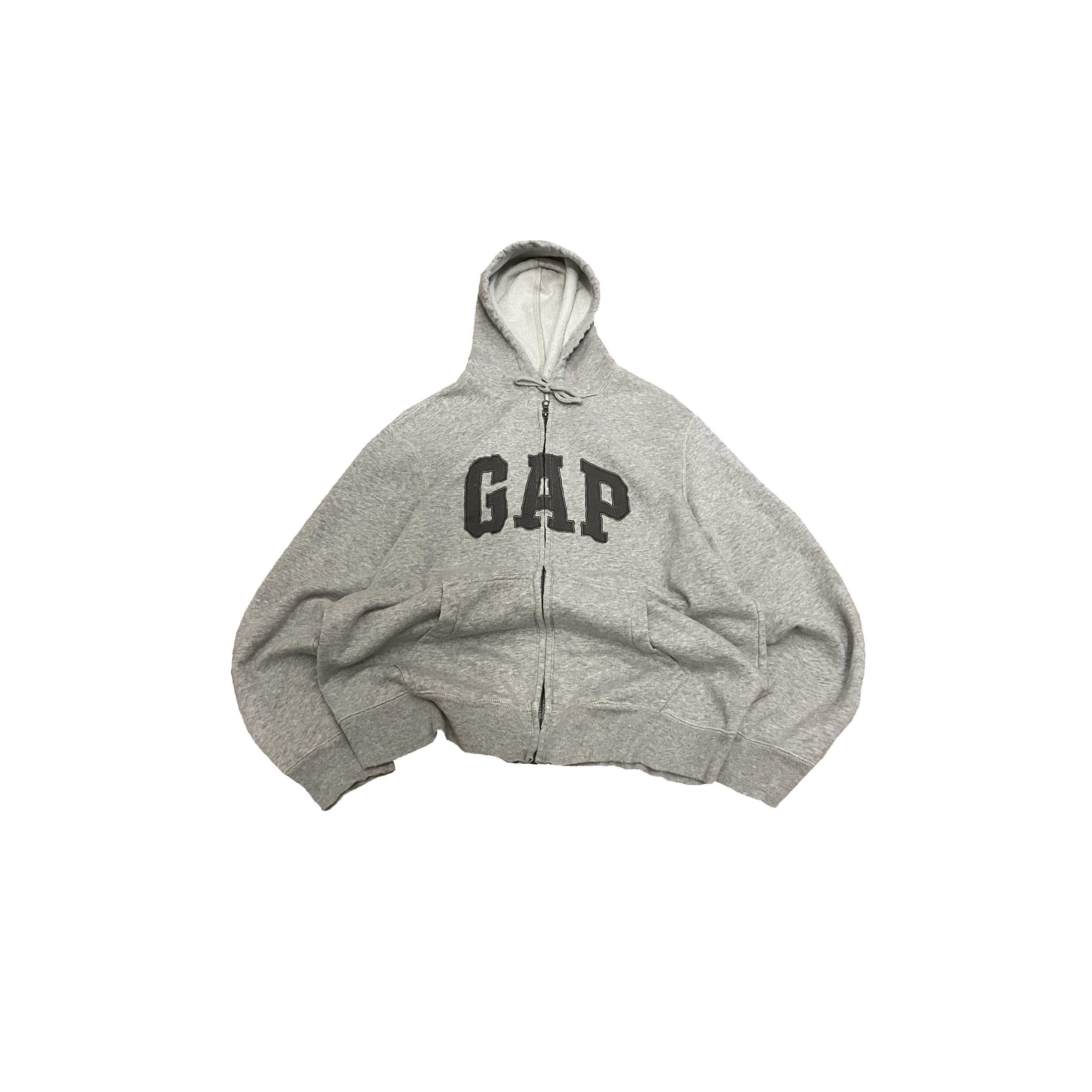 bluza z kapturem gap rozpinana | opium sk8 skate vintage y2k rap