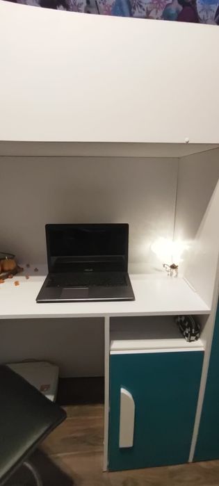 Antresola z biurkiem meble pokój dla dziecka