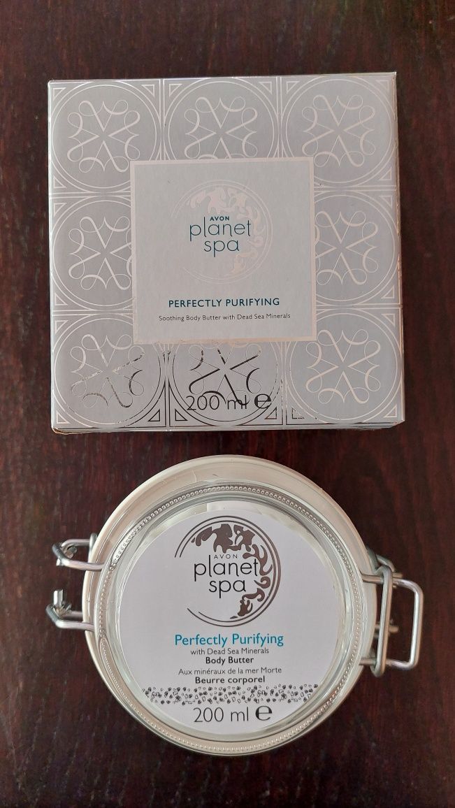 Avon Planet Spa masło do ciała oliwa z oliwek słoik