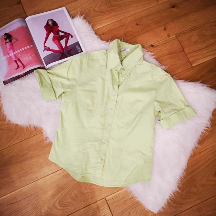 E.B. company zielona koszula vintage 38/M