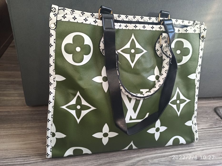 Nowa Biało-zielona torba