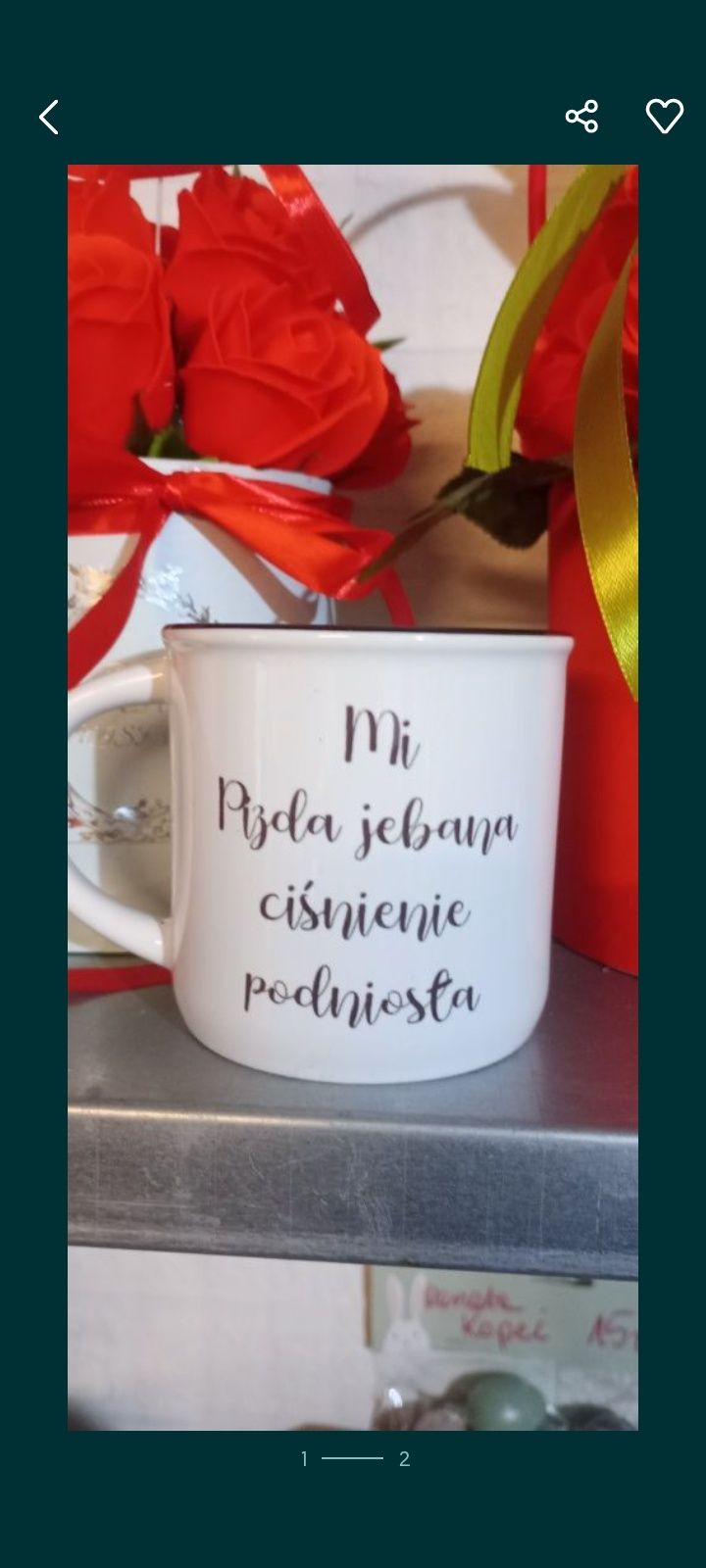 Śmieszny kubek 280ml nowy