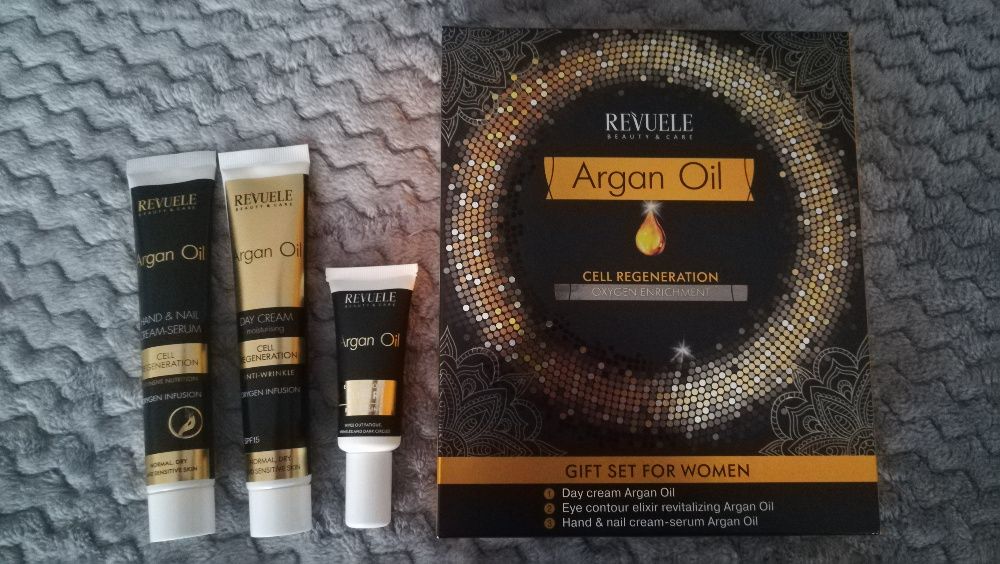 Pack creme de rosto, olhos e mãos ÓLEO DE ARGÃO anti-idade hidratante