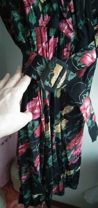 Женское платье шелковое, Турция