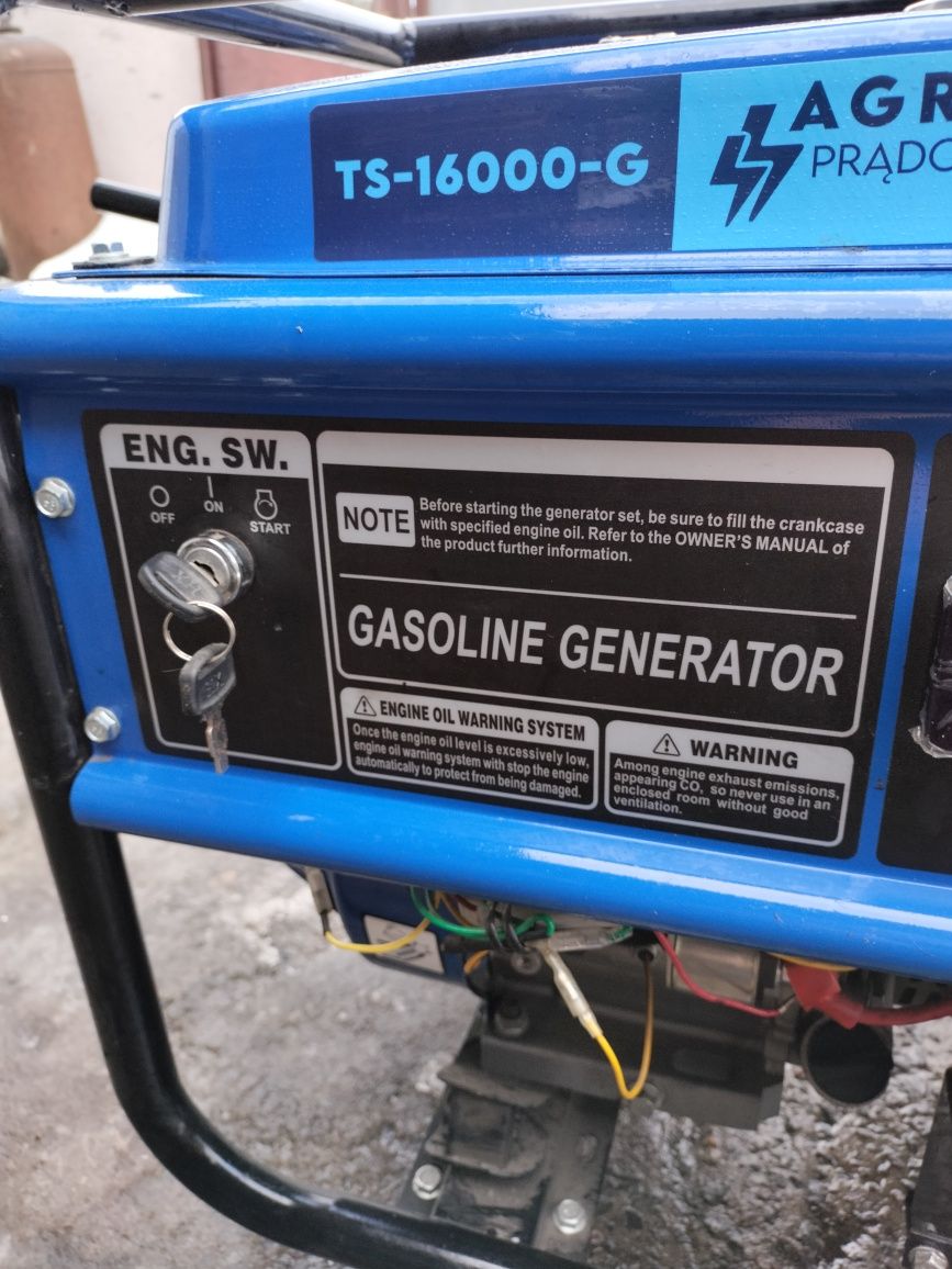 Продам генератор AGREGAT TS-16000 G 6.5 KWT