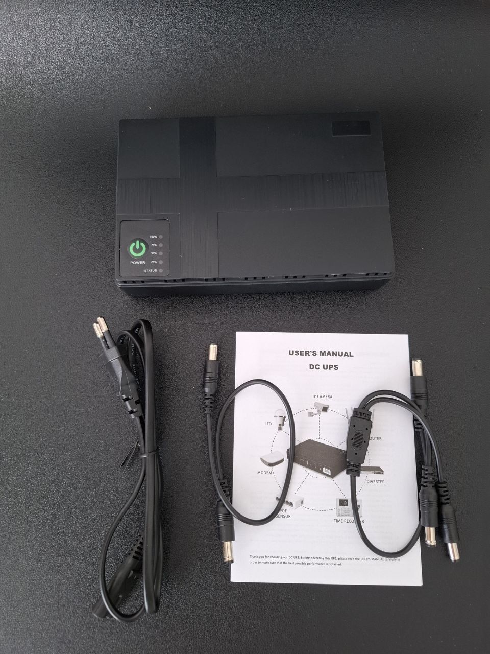 Безперебійник DC1018 UPS та Power Bank для роутерів 5В 9В 12В usb