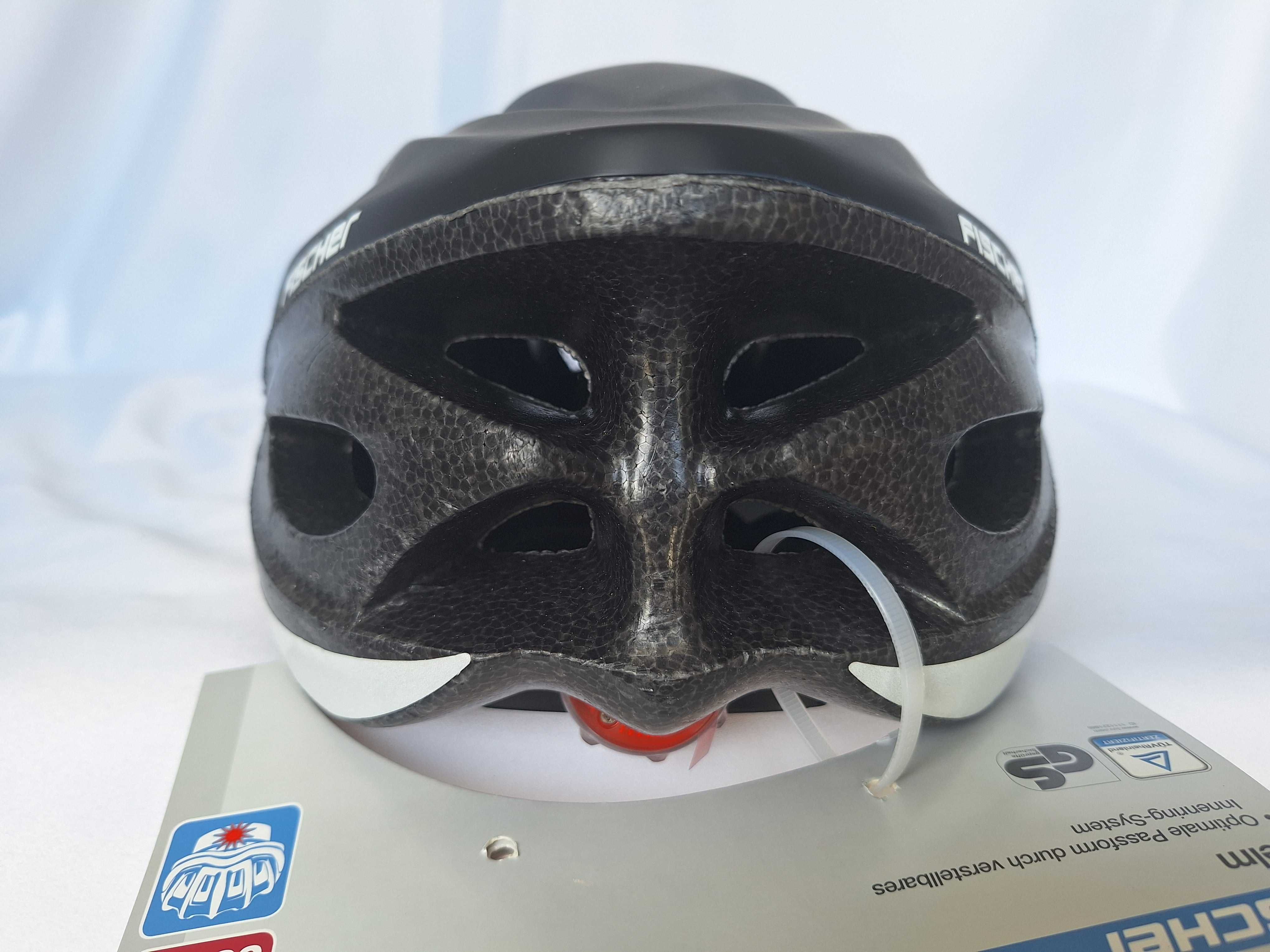 Kask rowerowy Fischer Helm FZ-016 Fahrad Black Matt L 58-61cm