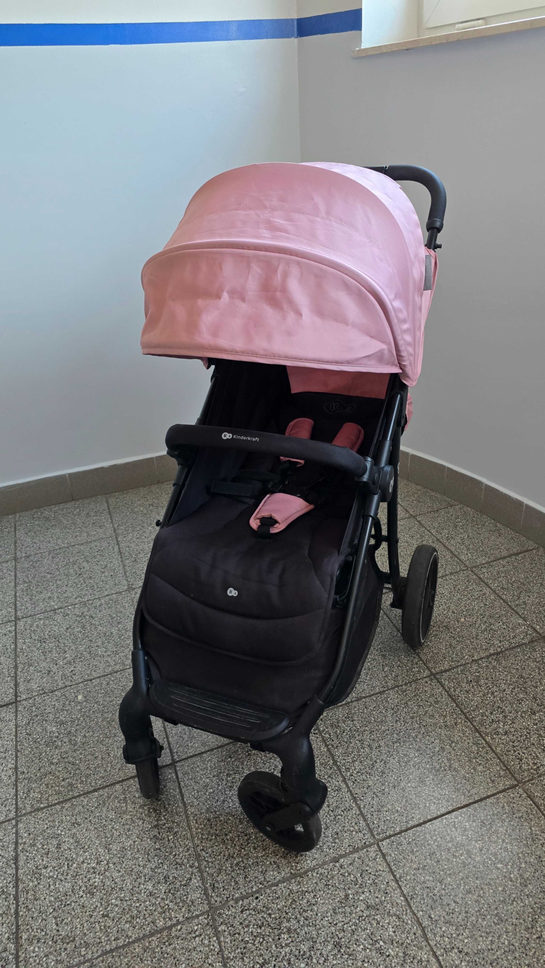Wózek spacerówka Kinderkraft TRIG 2 różowy