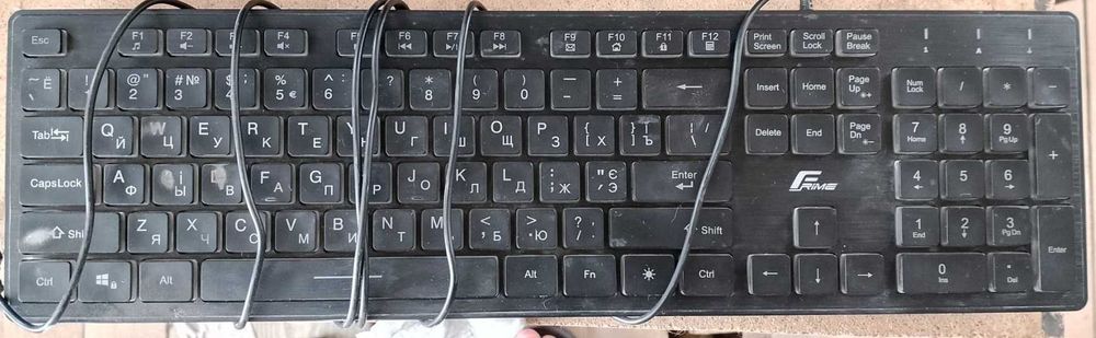 клавиатура светится рабочая flk18200 БУ Frime MoonFox