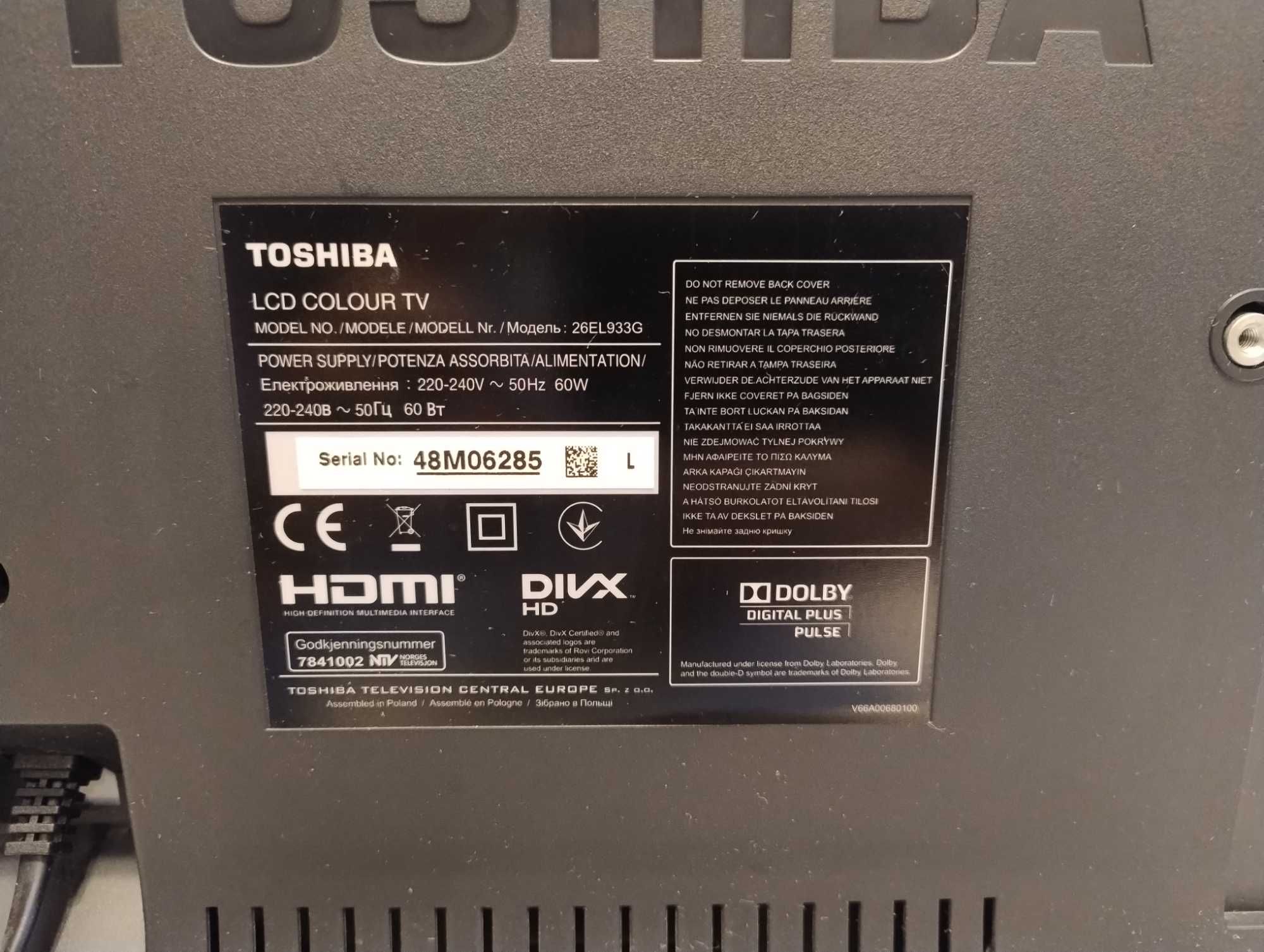 Toshiba LCD Colour TV