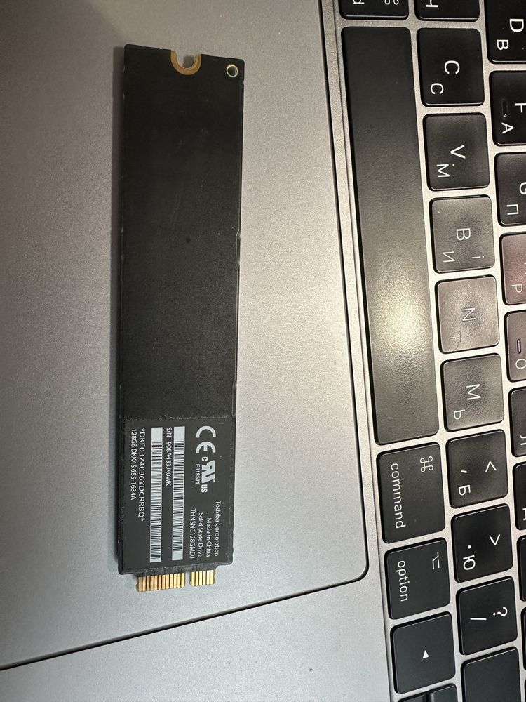 Продам SSD накопитель к Macbook A1370/ 128 gb оригинал!