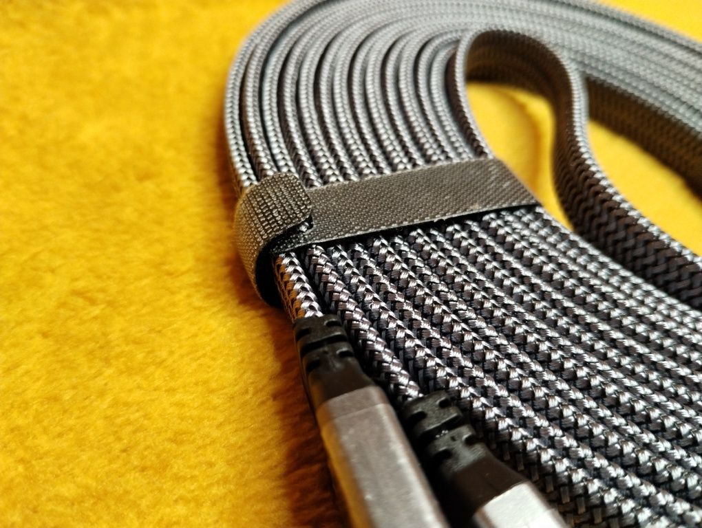 Cienki płaski HDMI 5 metrów Mega Strong mocny kabel przewód płaski 4K